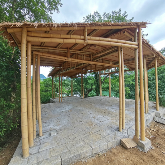 4 Buildings of Bamboo Structure Complex at Dongnayu, Guangxi