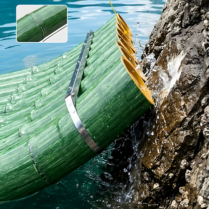 PVC imitation bamboo raft, scenic rafting sightseeing boat, high buoyancy and collision resistance, cultural tourism night tour light bamboo raft boat